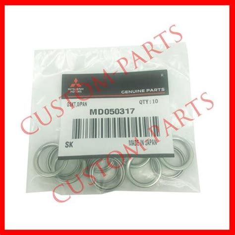 NEW MD050317 X10 GENUINE OEM PARTS MITSUBISHI CRUSH WASHER OIL FILTER ...