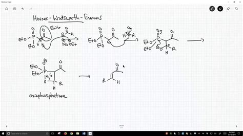 Horner Wadsworth Emmons Reaction To Form Alkenes Youtube