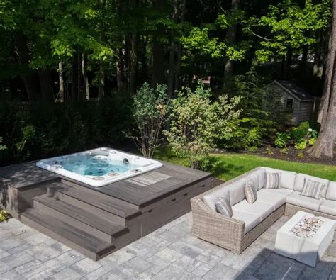 11 Smart Backyard Hot Tub Ideas Amber Freda Landscape Design