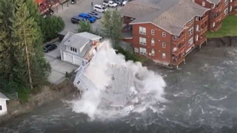 Record Glacial Flooding In Juneau Homes Washed Away By Mendenhall