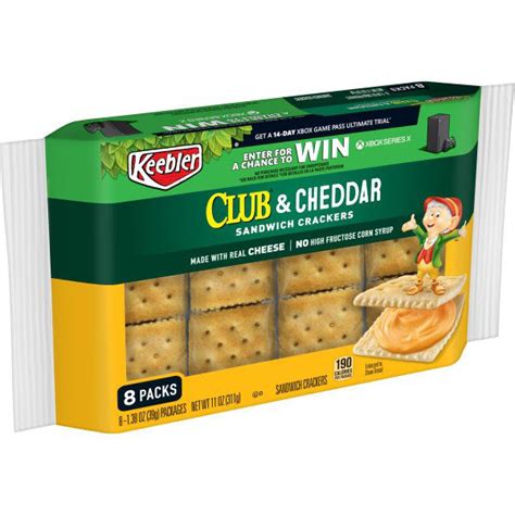 Kellogg S Keebler Sandwich Crackers Single Serve Snack Crackers