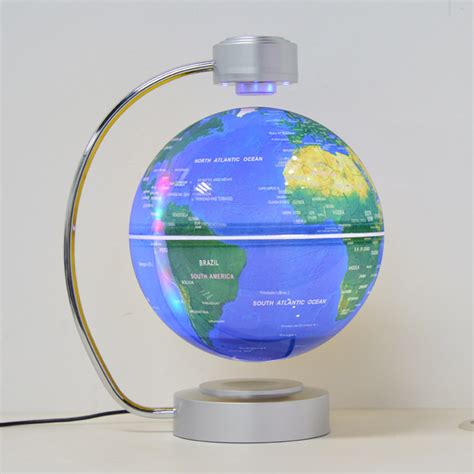 Magnetic Floating Globe Levitation Rotating World Map With Led Lights