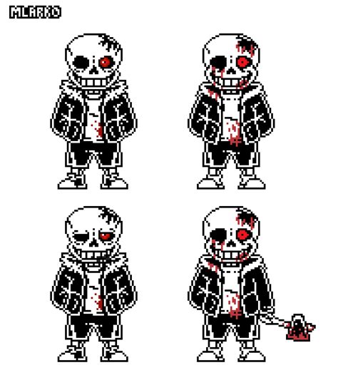 Horrortale Sans Canon And Fanon Design By Mlarko On Deviantart