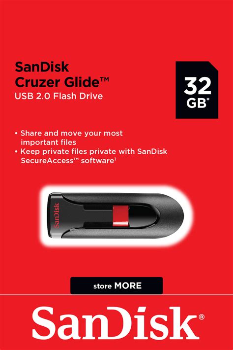 Usb Sandisk Cruzer Glide 20 32gb Flash Drive Memory Stick Cz60 032g