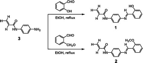 Scheme 1 Synthetic Route Of 1 And 2 Download Scientific Diagram