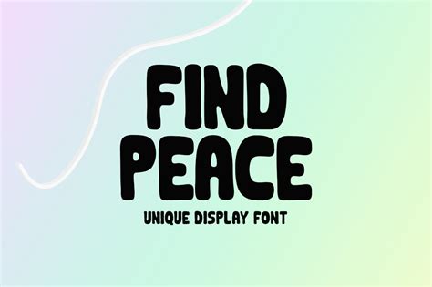 Find Peace Typeface Handwriting Fonts Creative Market