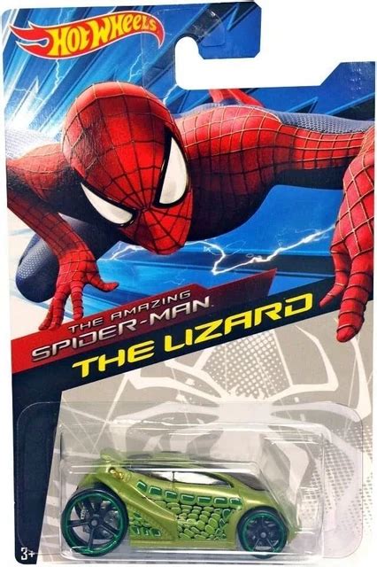 Hot Wheels Amazing Spider Man Marvel Vandetta The Lizard Vert Comme Neuf Eur Picclick Fr