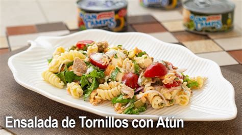 C Mo Preparar Una Ensalada De Tornillos Con At N Youtube