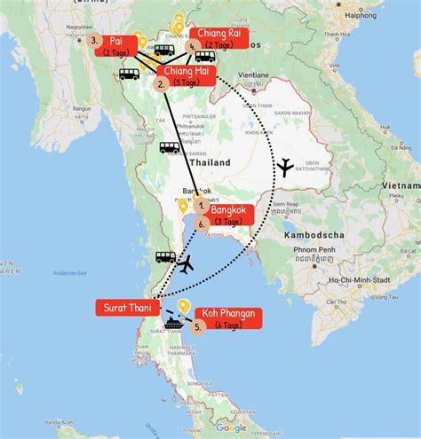 Thailand Backpacking Geniale Route Tipps F R Wochen Rundreise