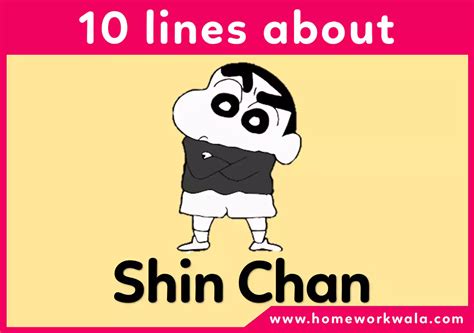 10 lines on my favourite cartoon character Shin Chan - Best lines