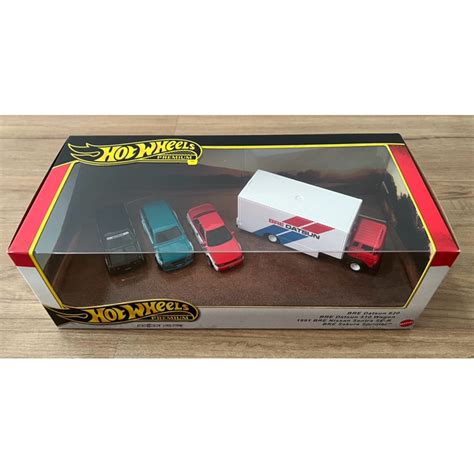 Hot Wheels Premium BRE Datsun Boxset Datsun 620 510 Wagon 1991 BRE Nissan Sentra SE R BRE