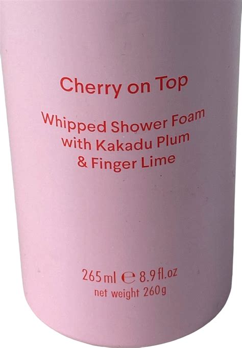 Sundae Cherry On Top Whipped Shower Foam With Kakadu Plum Finger Lime