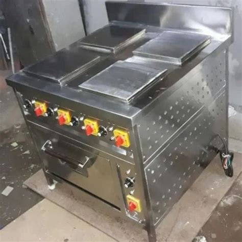 Stainless Steel Matte Electric Hot Plate With Oven At In Mumbai