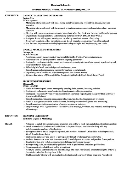 Internship Report Sample Marketing Pdf Template