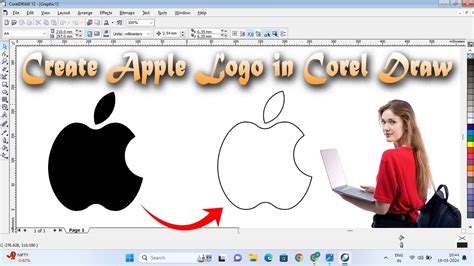 How To Create Apple Logo In Corel Draw Corel Draw Hindi Tutorials