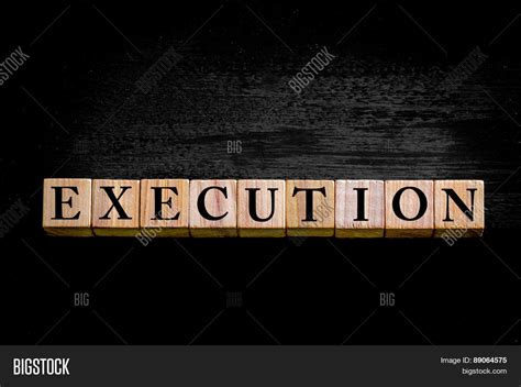 Word Execution Image And Photo Free Trial Bigstock