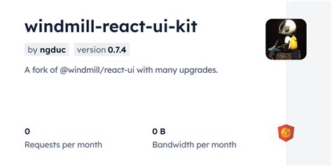 Windmill React Ui Kit CDN By JsDelivr A CDN For Npm And GitHub