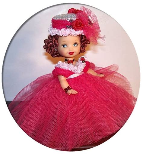 Pink Dress Doll with Rose Hat