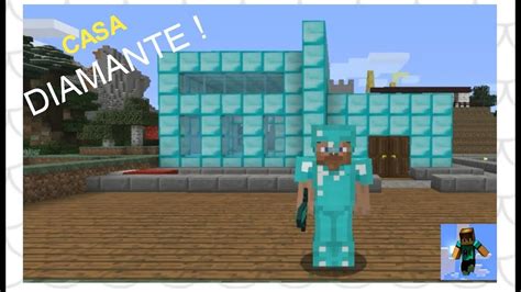 Como Hacer Una Casa De Diamante En Minecraft Youtube