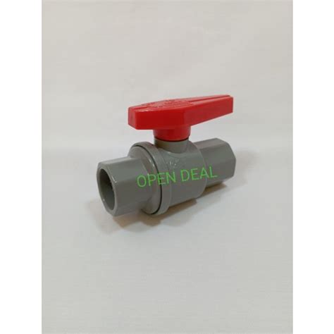 Jual Ball Valve Kdj Polos Stop Kran Pvc Kdj Balvalve Stop