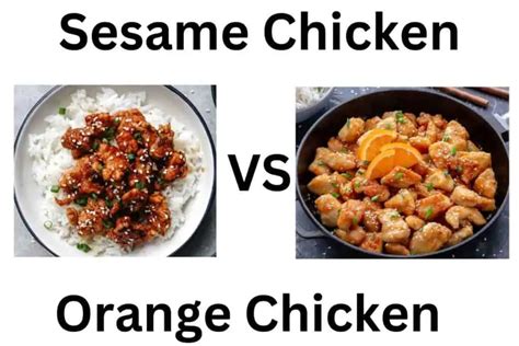 Sesame Chicken Vs Orange Chicken 5 Main Differences