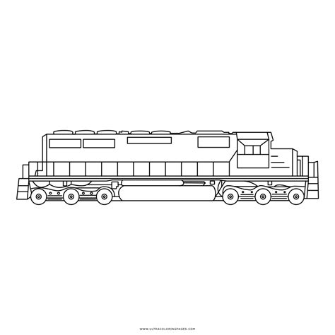 Dibujo De Tren Para Colorear Ultra Coloring Pages