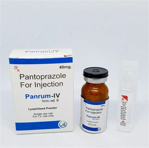 Rumik Allopathic Pantoprazole 40 Mg Intravenous Packaging Size 2 Ml At Rs 55 36 Box In Panchkula