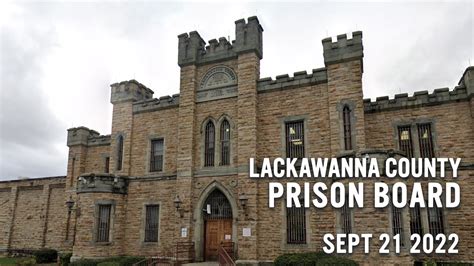 Lackawanna County Prison Board 9 21 22 Youtube