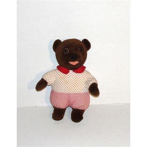 Petit Ours Brun Bayard Vintage Peluche Doudou Petit Ours Brun