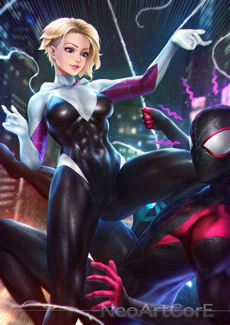 ArtStation Spider Gwen NeoArtCorE Thongmai Marvel Spider Gwen