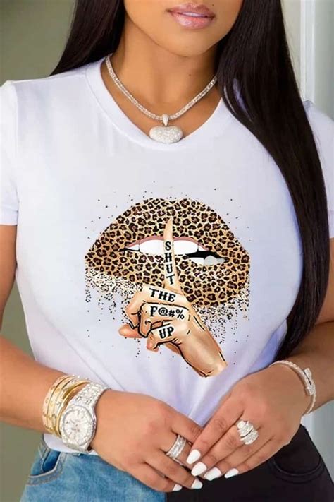 Remera MODAL Shut The Fuck Up Dama Cabana