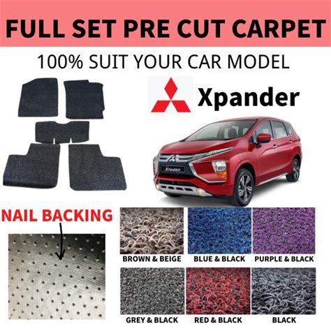 Mitsubishi Xpander Customized Mm Car Coil Floor Mat Carpet Nail