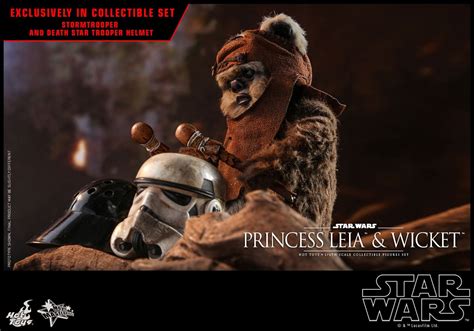 Hot Toys星球大戰VI 武士復仇 Wicket 與 Princess Leia Star Wars Episode VI Return of the Jedi
