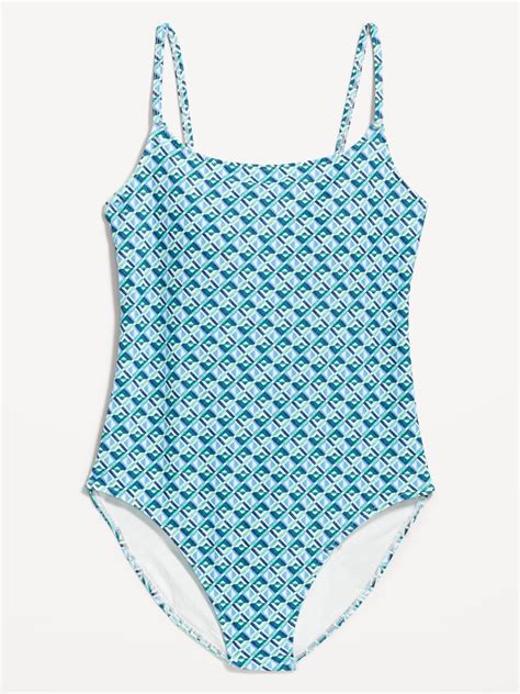 Tie Back One Piece Cami Swimsuit Old Navy