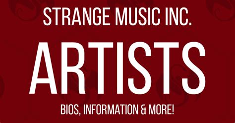 Strange Music Inc. - Artists