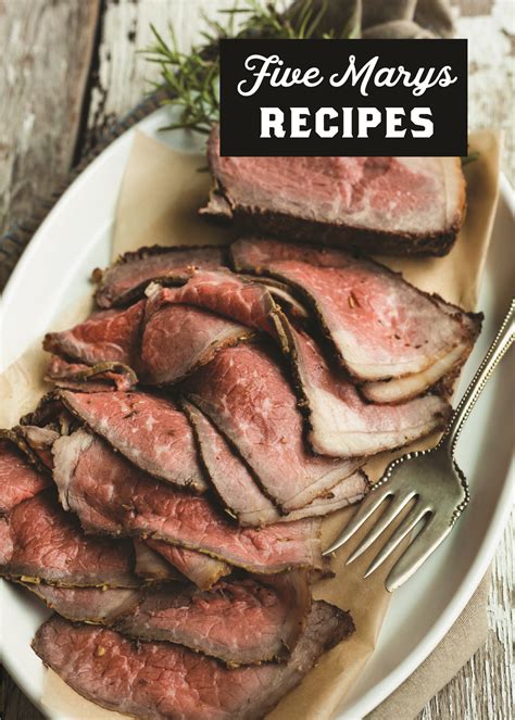 Perfect Roast Beef Cold Cuts From Five Marys — Five Marys Farms