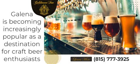 Sip And Savor Exploring Galenas Vibrant Brewery Scene Goldmoor Inn