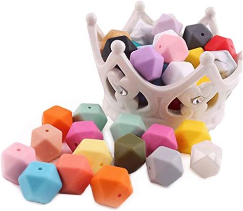 Amazon co jp Promise Babe シリコンビーズ 八角 mm 個 混色 手作り用品 DIY部品 ハンドメイド素材 手芸材料 手芸用品 誕生日 プレゼント ギフト ホビー