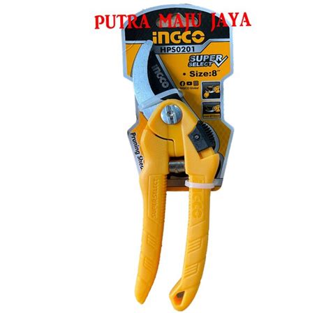 Jual Gunting Dahan Ranting Daun Tanaman Pruning Shear Ingco Hps