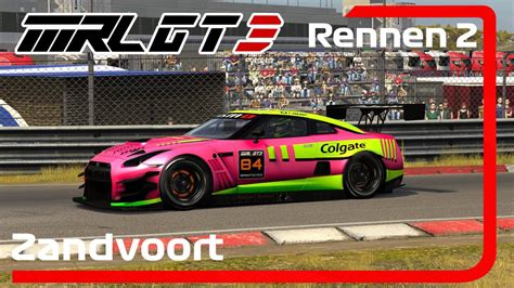 Mrl Gt Series Saison Assetto Corsa Zandvoort Rennen