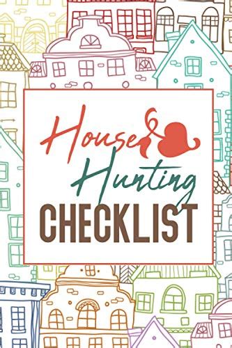 House Hunting Checklist Homeowners New Home Buying Journal Checklist