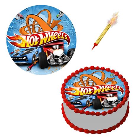 OPŁATEK NA TORT 17CM Hot Wheels Wiele Wzorów 11057081386 oficjalne archiwum Allegro
