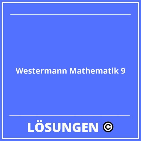 Westermann Mathematik 9 Lösungen Pdf