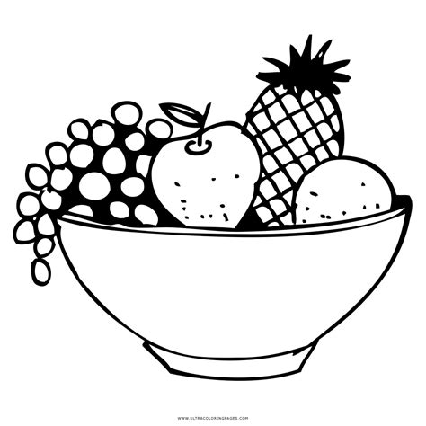 Cesto Di Frutta Disegni Da Colorare Ultra Coloring Pages