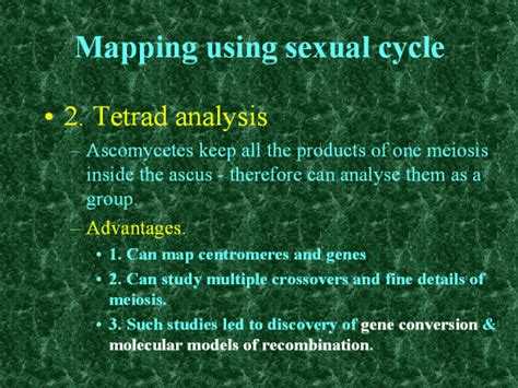 Mapping Using Sexual Cycle