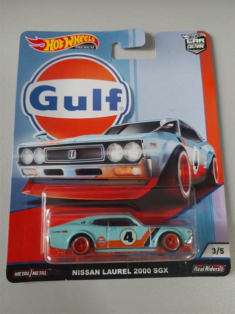 Hot Wheels Premium Gulf Mclaren F Gtr Nissan Laurel Sgx Boulevard Alfa Romeo