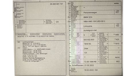 Wo Finde Ich Was Im Fahrzeugschein Blue Design Tuning