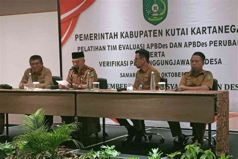 Dpmd Kukar Dorong Masyarakat Berpartisipasi Dalam Perencanaan