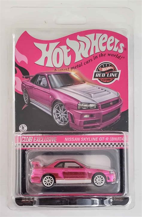 Hot Wheels Red Line Club Nissan Skyline GT R BNR Universo Hot Wheels