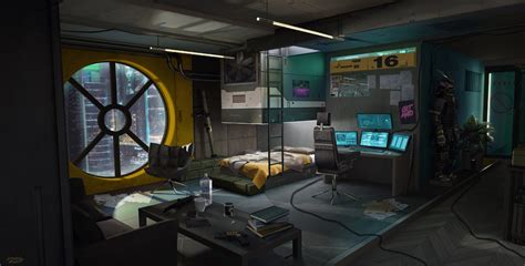 Cyberpunk Room by Adrian-Marc : r/Cyberpunk